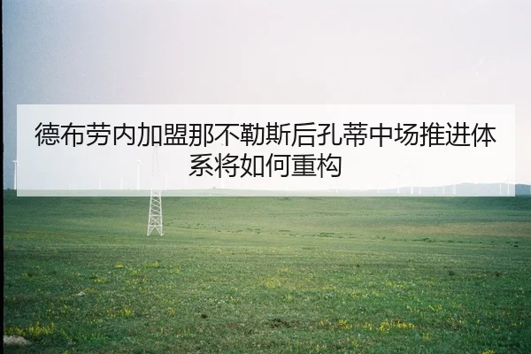 德布劳内加盟那不勒斯后孔蒂中场推进体系将如何重构